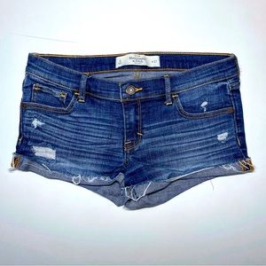 Abercrombie & Fitch cut off jean shorts, size 4